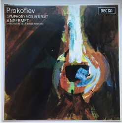 Sergei Prokofiev / Ernest Ansermet / L'Orchestre De La Suisse Romande Symphony No 5 In B Flat Vinyl LP USED