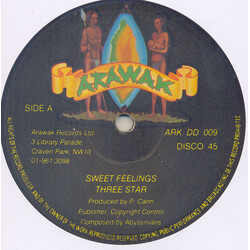 Three Star Sweet Feelings USED VINYL 12INCH 45 RPM