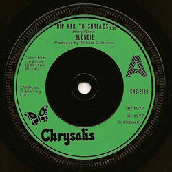 Blondie Rip Her To Shreads USED VINYL 7INCH 45 RPM SINGLE