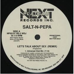 Salt 'N' Pepa Let's Talk About Sex (Remix) USED VINYL 12INCH 33 S RPM PROMO