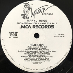 Mary J. Blige Real Love USED VINYL 12INCH 33 S RPM SINGLE PROMO