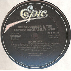 Joe Strummer & The Latino Rockabilly War Trash City USED VINYL 12INCH SINGLE PROMO 33 S RPM