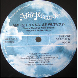 Fred Paul / Robert Aaron / Mini All Stars Ami (Let's Still Be Friends) USED VINYL 12INCH 33 S RPM