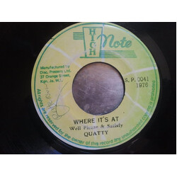 Ken Quatty / Well Pleased And Satisfied Where It's At USED VINYL 7INCH