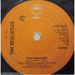 The Realistics (2) Love Vibrations USED VINYL 7INCH
