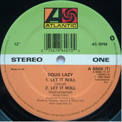 Doug Lazy Let It Roll USED VINYL 12INCH 45 RPM SINGLE