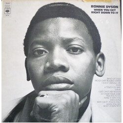 Ronnie Dyson When You Get Right Down To It Vinyl LP USED