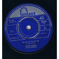 Wayne Fontana & The Mindbenders Um, Um, Um, Um, Um, Um USED VINYL 7INCH 45 RPM SINGLE MONO