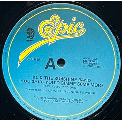 KC & The Sunshine Band (You Said) Gimme Some More USED VINYL 12INCH