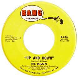 The McCoys Up And Down USED VINYL 7INCH 45 RPM SINGLE