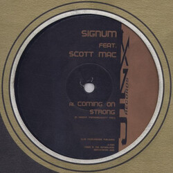 Signum / Scott Mac Coming On Strong USED VINYL 12INCH 33 S RPM 45 RPM