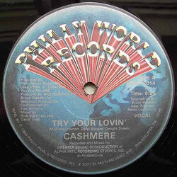 Cashmere (2) Try Your Lovin' USED VINYL 12INCH 33 S RPM