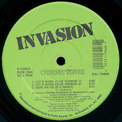 Casanova's Revenge Let's Work USED VINYL 12INCH 33 S RPM STEREO