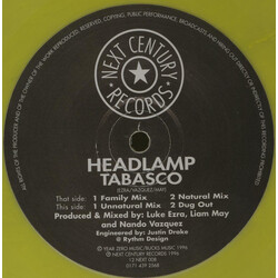Headlamp Tabasco USED VINYL 12INCH 33 S RPM