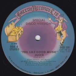 Juice Feel Like Good Music / Catch A Groove USED VINYL 12INCH 45 RPM STEREO