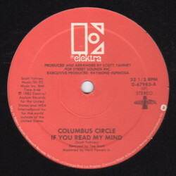 Columbus Circle If You Read My Mind USED VINYL 12INCH 33 S RPM SINGLE STEREO