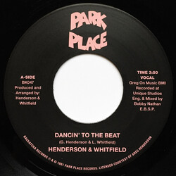 Greg Henderson / Leugene Whitfield Dancin To The Beat USED VINYL 7INCH 45 RPM SINGLE REISSUE STEREO