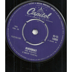 Faron Young Riverboat USED VINYL 7INCH 45 RPM SINGLE