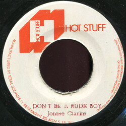 Johnny Clarke Don't Be A Rude Boy USED VINYL 7INCH 45 RPM
