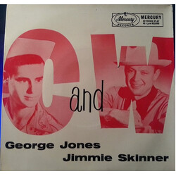 George Jones (2) / Jimmie Skinner C & W USED VINYL 7INCH 45 RPM EP