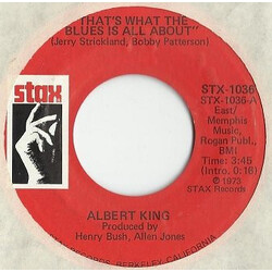 Albert King That's What The Blues Is All About USED VINYL 7INCH 45 RPM REISSUE