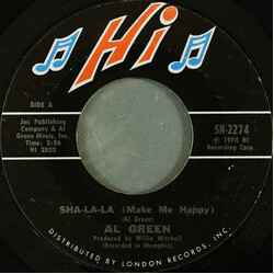 Al Green Sha-la-la (Make Me Happy) / School Days USED VINYL 7INCH 45 RPM SINGLE STYRENE