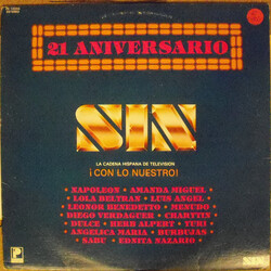 Various 21 Aniversario De Sin (La Cadena Hispana De Television) Vinyl LP USED