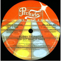 Bobby Thurston You Got What It Takes / Check Out The Groove USED VINYL 12INCH 33 S RPM PROMO