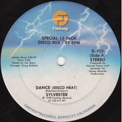 Sylvester Dance (Disco Heat) USED VINYL 12INCH 45 RPM