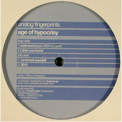 Analog Fingerprints Age Of Hypocrisy USED VINYL 12INCH