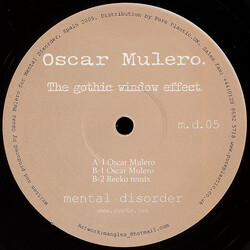 Oscar Mulero The Gothic Window Effect USED VINYL 12INCH
