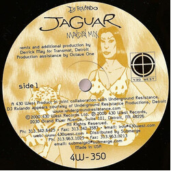 DJ Rolando Jaguar (Mayday Remixes) USED VINYL 12INCH 33 S RPM