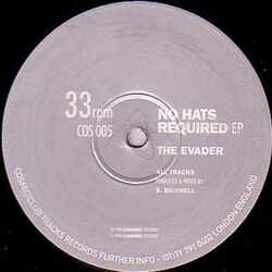 The Evader No Hats Required EP USED VINYL 12INCH 33 S RPM EP REPRESS