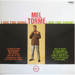 Mel Tormé I Dig The Duke - I Dig The Count Vinyl LP USED