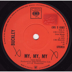 Buckley (6) My, My, My USED VINYL 7INCH 45 RPM SINGLE