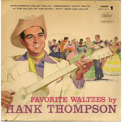 Hank Thompson Favorite Waltzes By Hank Thompson USED VINYL 7INCH 45 RPM EP