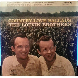 The Louvin Brothers Country Love Ballads USED VINYL 7INCH 45 RPM EP