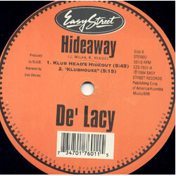 De'Lacy Hideaway USED VINYL 12INCH 33 S RPM