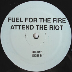 Underground Resistance Fuel For The Fire Attend The Riot USED VINYL 12INCH 33 S RPM