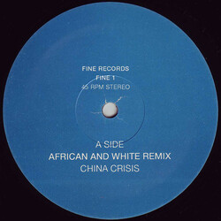 China Crisis African And White Remix USED VINYL 12INCH 45 RPM