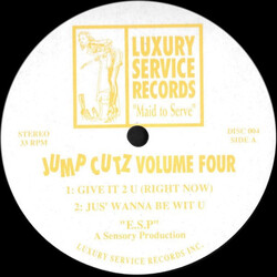 Jump Cutz Jump Cutz Volume Four USED VINYL 12INCH 33 S RPM