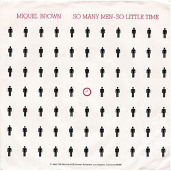 Miquel Brown So Many Men, So Little Time USED VINYL 7INCH 45 RPM SINGLE STEREO