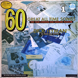 Dick Hyman 60 Great All Time Songs For Your Listening And Dancing Pleasure Vol.1 Vinyl LP USED