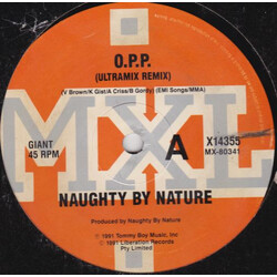 Naughty By Nature O.P.P. USED VINYL 12INCH 45 RPM SINGLE