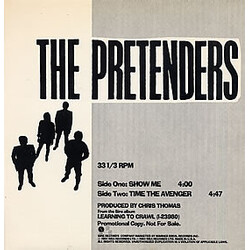 The Pretenders Show Me USED VINYL 12INCH PROMO
