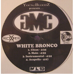 YoungBloodZ / GMC (9) White Bronco / Pay You No Attention USED VINYL 12INCH