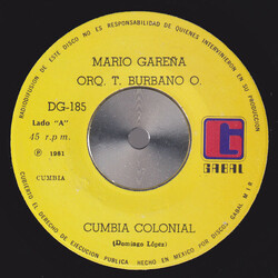Mario Gareña / Orquesta De Tomás Burbano / Norberto Romero / El Conjunto Dorita Cumbia Colonial / Coqueros USED VINYL 7INCH 45 RPM SINGLE