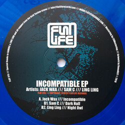 Jack Wax / Sam-C / Ling Ling (3) Incompatible E.P. USED VINYL 12INCH EP