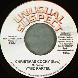 Vybz Kartel Christmas Cocky USED VINYL 7INCH 45 RPM