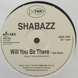 Shabazz Will You Be There USED VINYL 12INCH 33 S RPM
